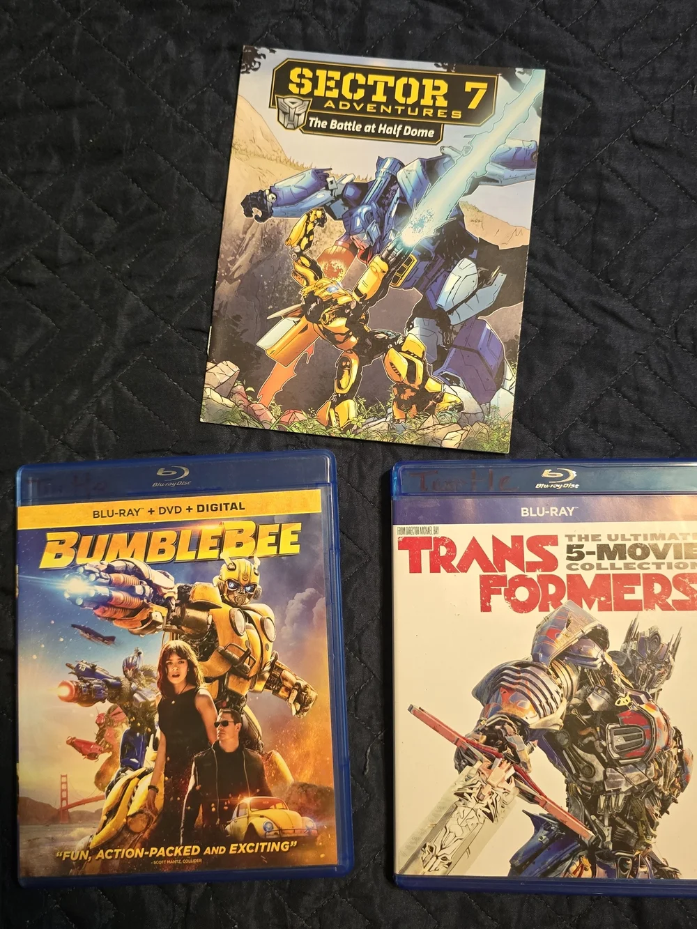 Transformers Bumblebee 6-Movie Blu-ray Pack. Read Description